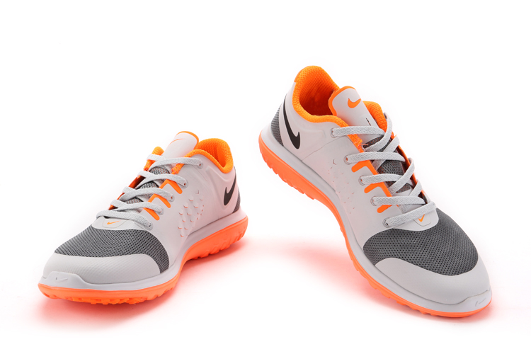 Nike FS Lite Run chaussures de course libre blanc noir orange (4)